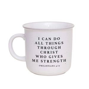 I Can Do All Things Through Christ Campfire Coffee Mug - Thumbnail 4