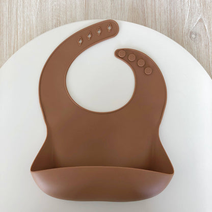 Little Eli - Silicone Bibs - Copper Clay