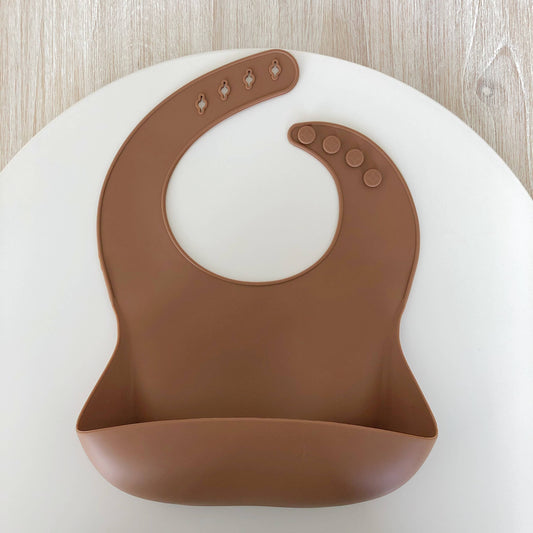 Little Eli - Silicone Bibs - Copper Clay