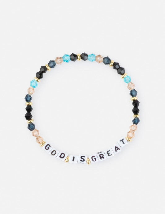 God is Great Letter Bracelet: Small