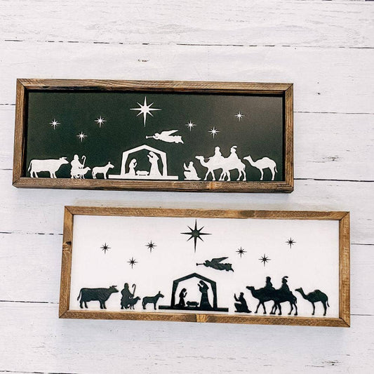 Little Big Things - 3D Nativity Sign