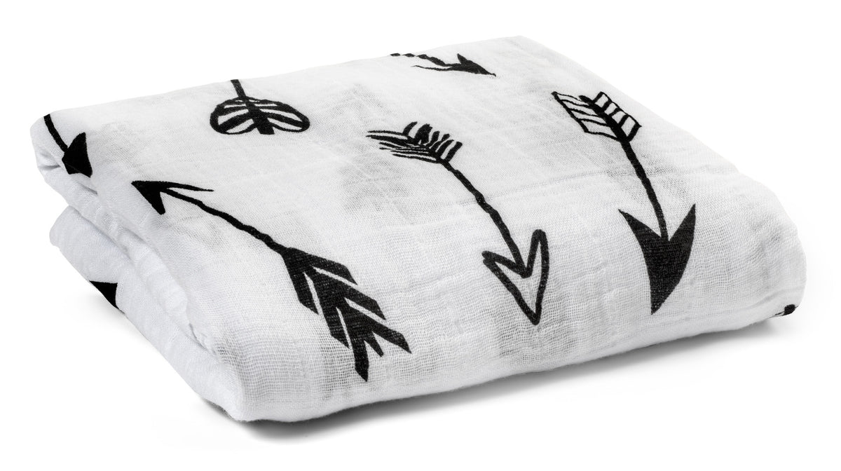 Folded Arrows Organic Swaddle.