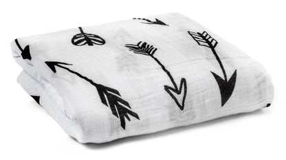 Folded Arrows Organic Swaddle.