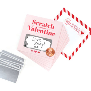 
                  
                    Load image into Gallery viewer, Inklings Paperie - Pink Scratch-off Valentines - 18pk
                  
                