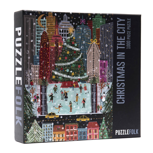 Christmas in the City 1000-Piece Puzzle | Puzzlefolk