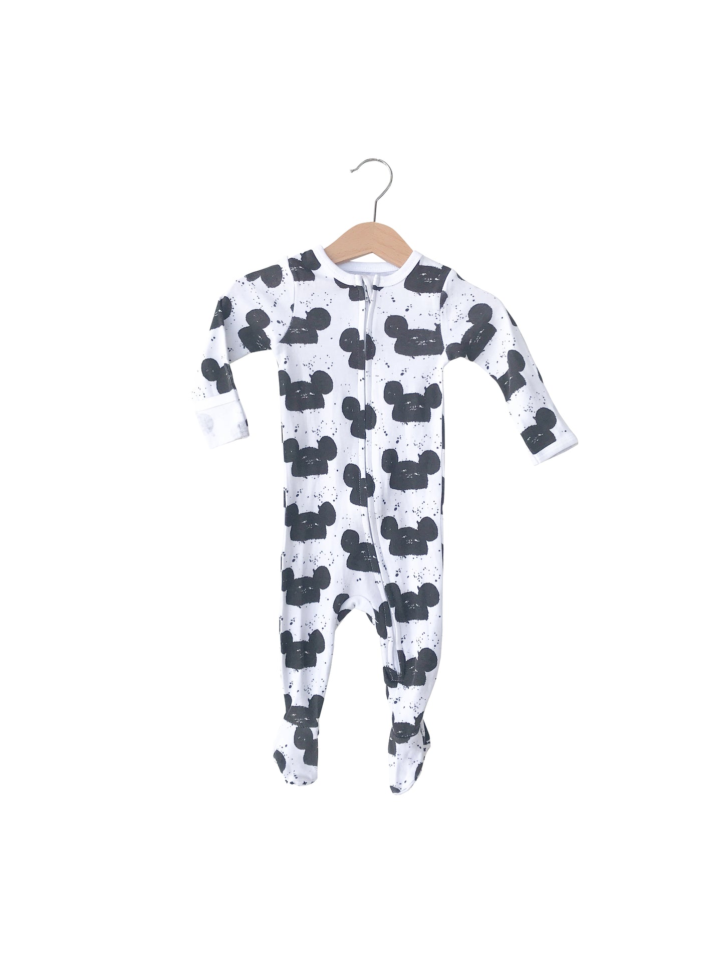 Organic Zip Footie | GOTS Certified Organic Cotton | Signature Prints