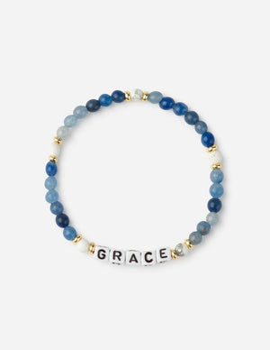 
                  
                    Load image into Gallery viewer, Grace Letter Bracelet: Small
                  
                