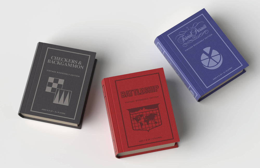 WS Game Company - WS Game Company Checker/Backgammon Vintage Bookshelf Edition