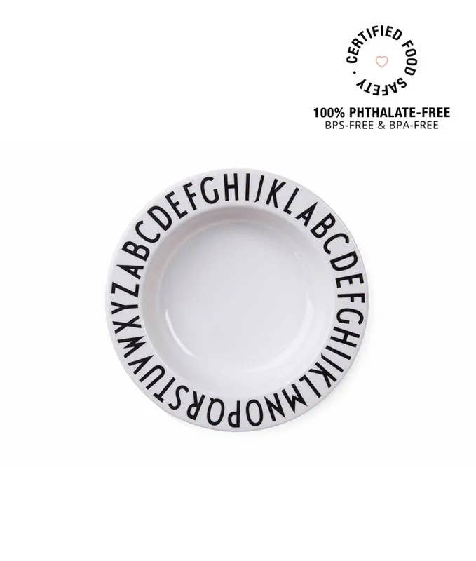Design Letters - Melamine ABC Deep Plate
