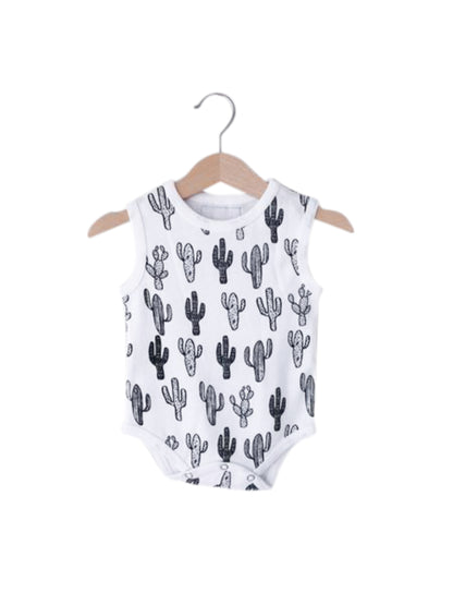 Organic Baby Tank Bodysuit | GOTS Certified Organic Cotton | Signature Prints | Sizes 0 to 24 Months