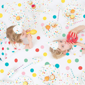 
                  
                    Load image into Gallery viewer, Fine Little Day - 8 Paper Plates Foil Multicolour Bubbles
                  
                