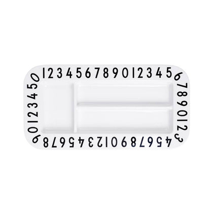 Design Letters - Melamine Rectangular Snack Plate