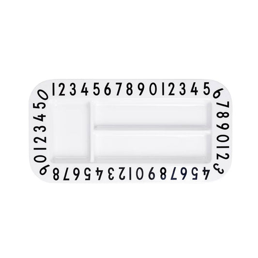 Design Letters - Melamine Rectangular Snack Plate