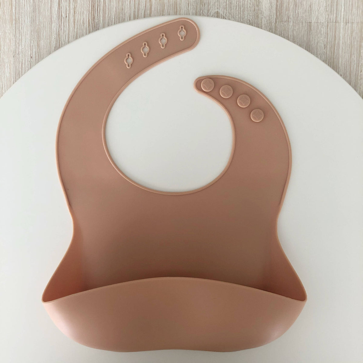 Little Eli - Silicone Bibs - Light Coral