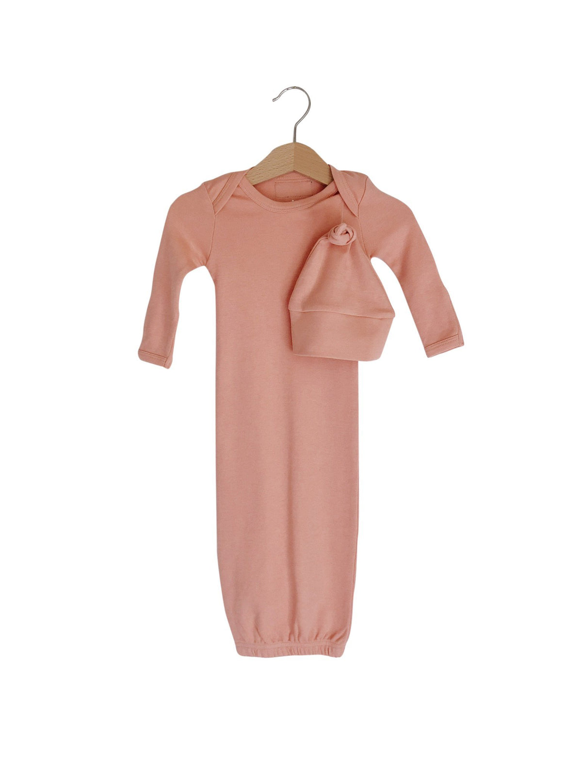 Organic knot hat and gown set – alternate view 3