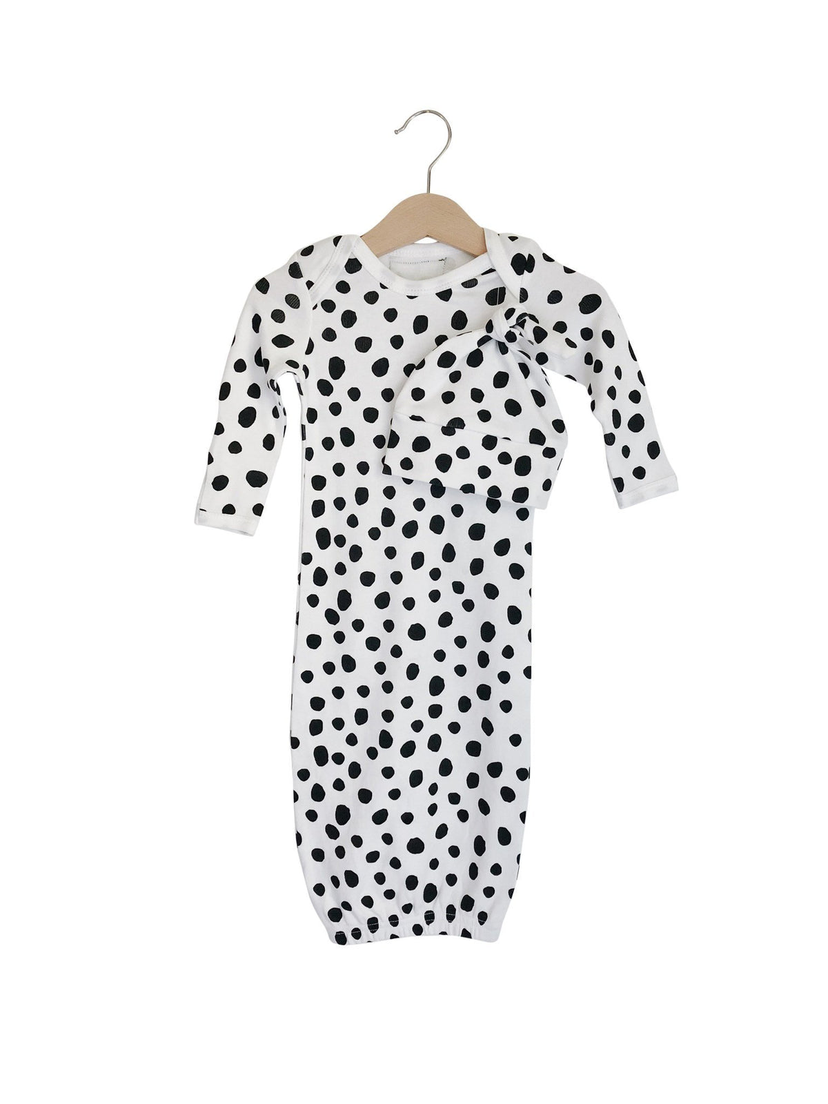Organic Knot Hat + Gown Set | GOTS Certified Organic Cotton | Signature Prints