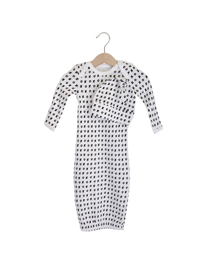 Organic Knot Hat + Gown Set | GOTS Certified Organic Cotton | Signature Prints