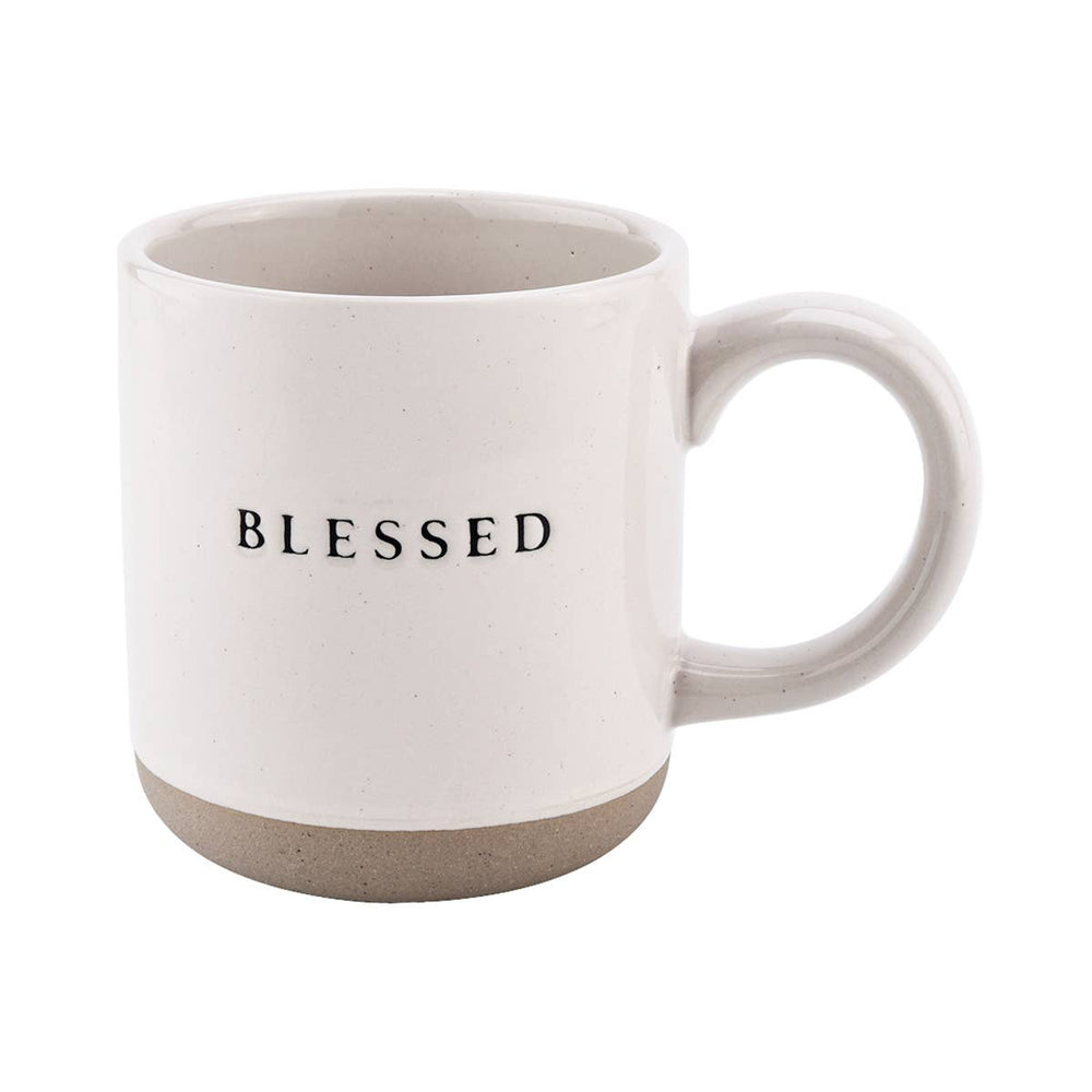 Sweet Water Decor - Blessed Stoneware Coffee Mug