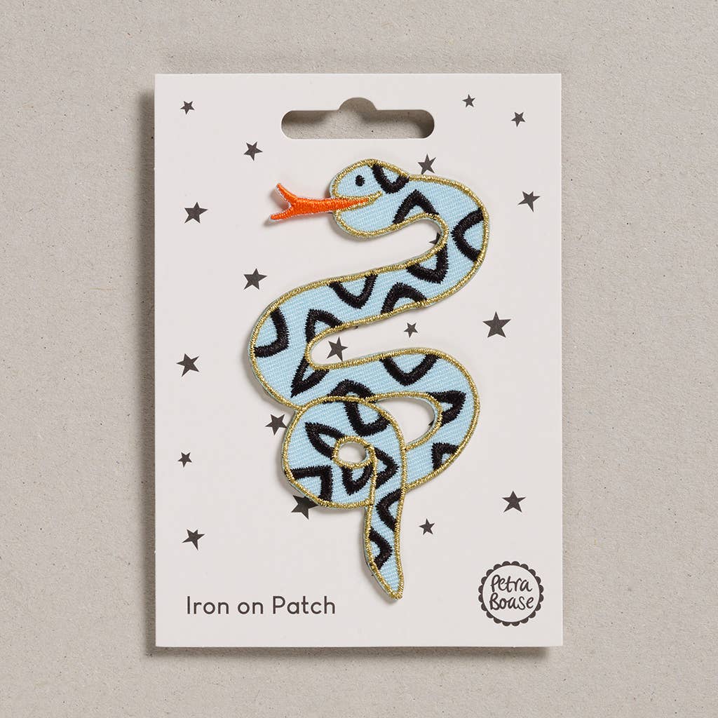 petra boase ltd - Iron on Patch - Snake