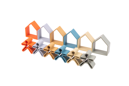 dëna - USA - Nature Kids & Houses 6 Pack (Assorted Colors)