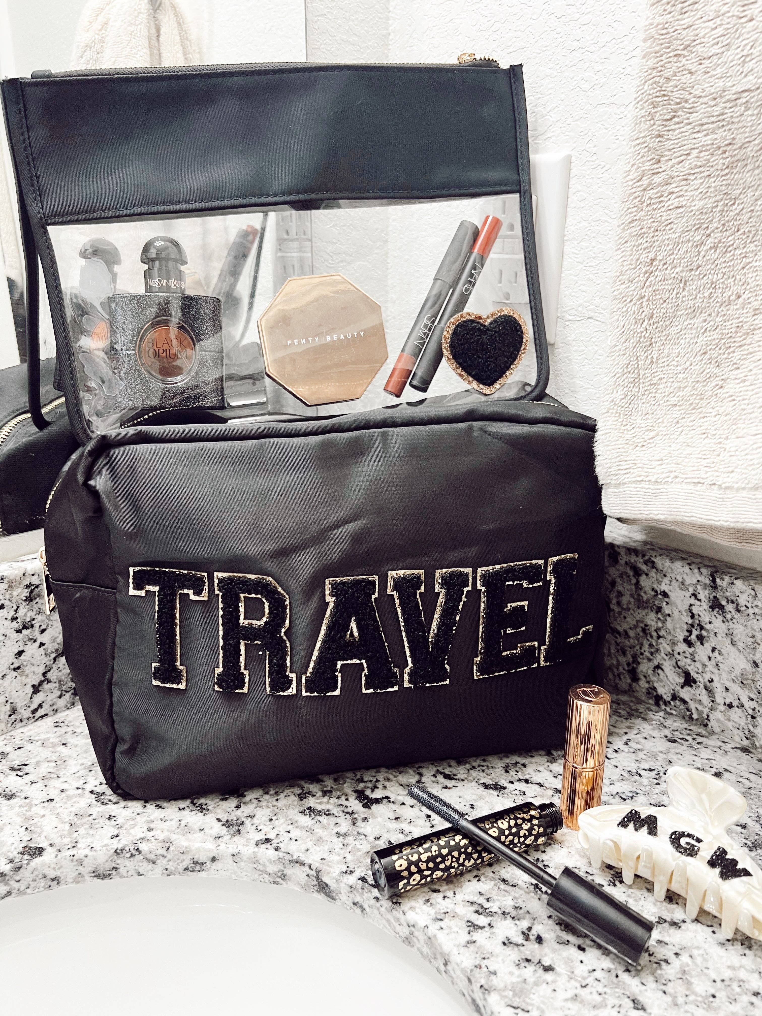 Rosemary Leather Makeup Bag – KenzKustomz