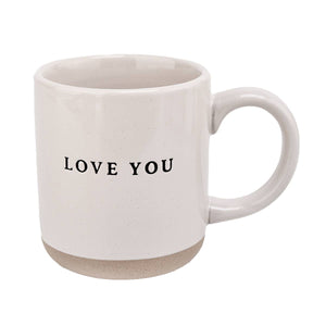 Love You Stoneware Coffee Mug