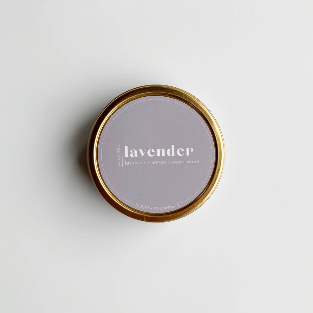 North + 29 Candle Co. - Lavender Travel Candle