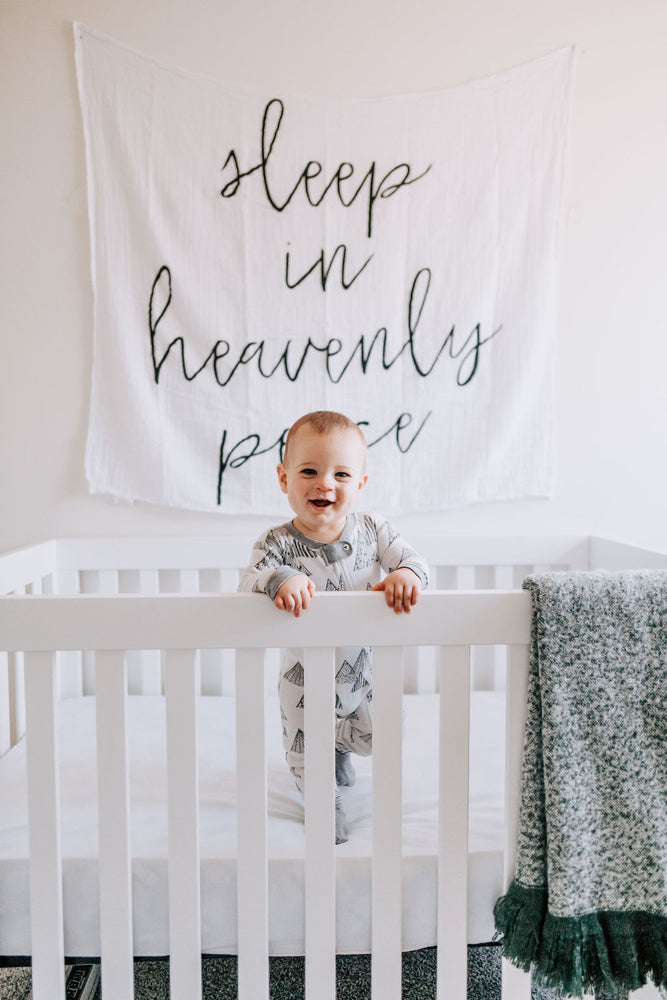 
                  
                    Load image into Gallery viewer, Organic Swaddle + Wall Art -  Sleep in heavenly peace
                  
                