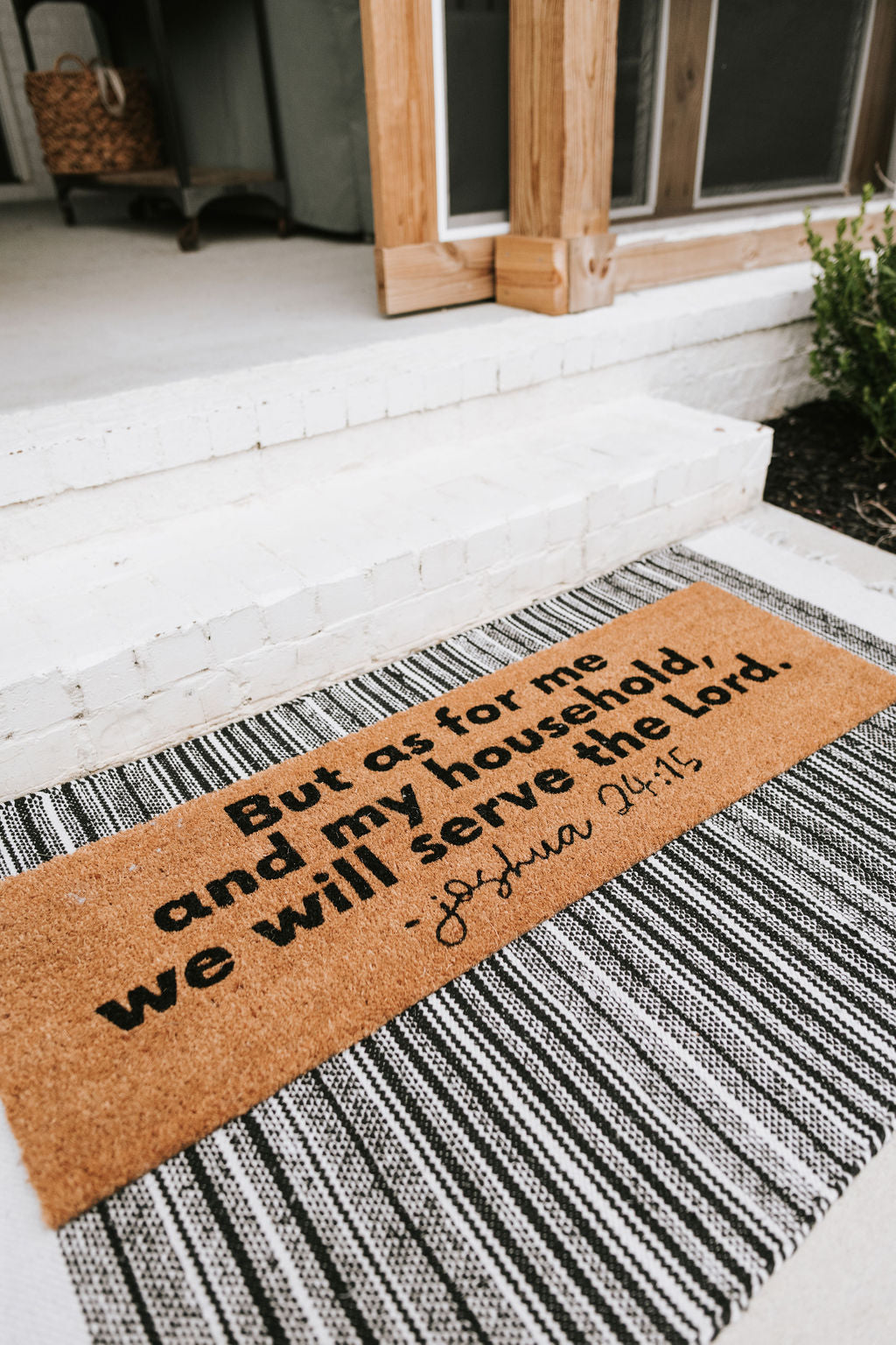 XL Scripture Doormat | Joshua 24:15