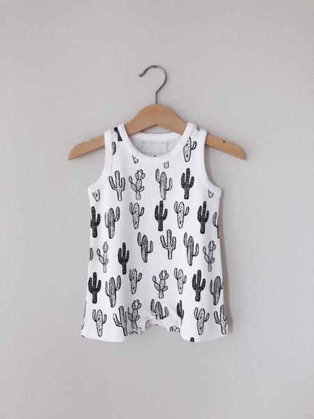 Organic Tank Romper | GOTS Certified Organic Cotton | Signature Prints