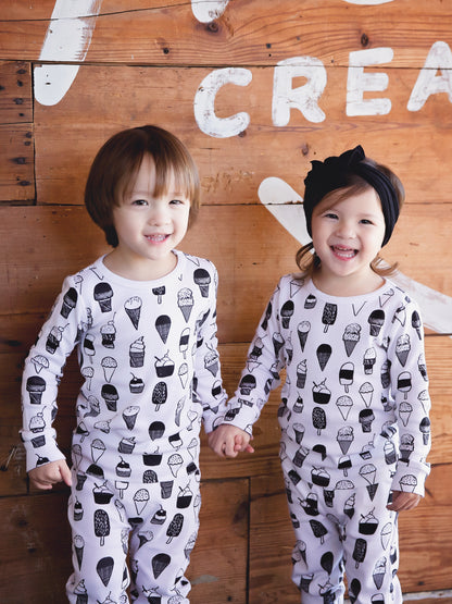 Organic Baby + Kids Pajama Set | Signature Prints