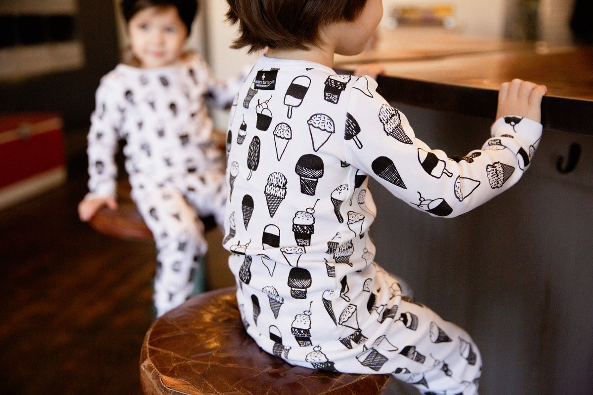 Organic Baby + Kids Pajama Set | Signature Prints