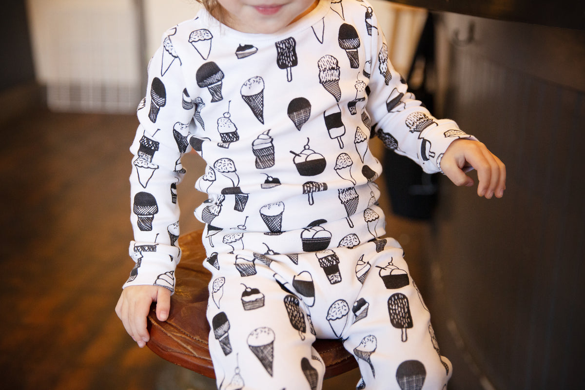 Organic Baby + Kids Pajama Set | Signature Prints