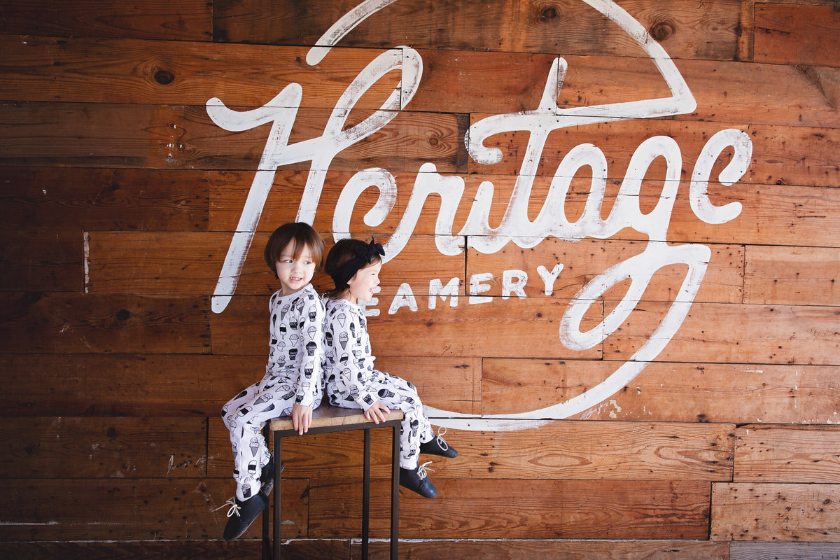 Organic Baby + Kids Pajama Set | Signature Prints