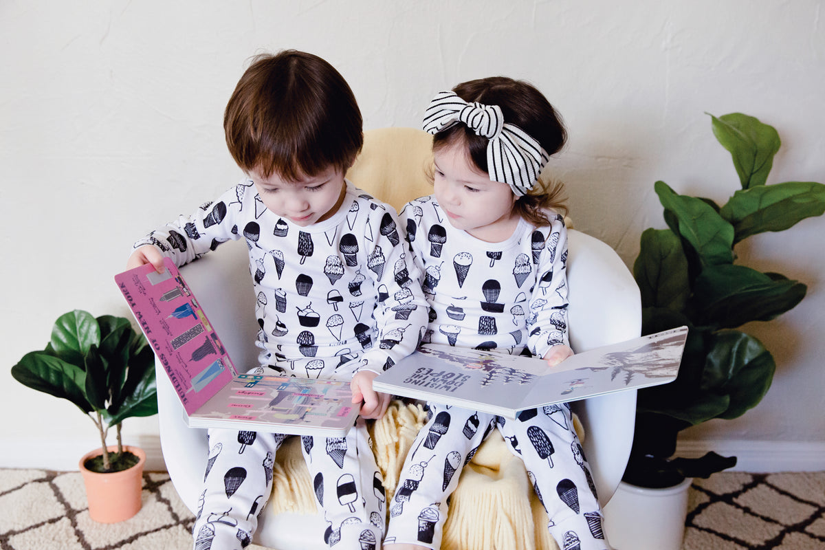 Organic Baby + Kids Pajama Set | Signature Prints