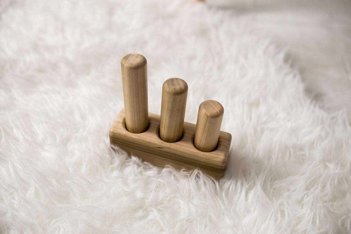 Clover & Birch - Peg Puzzle Stacker Game
