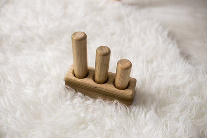 Clover & Birch - Peg Puzzle Stacker Game