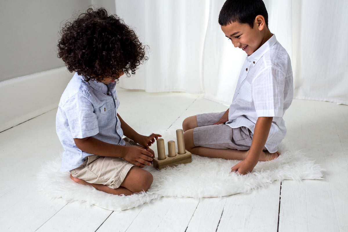 Clover & Birch - Peg Puzzle Stacker Game