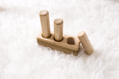 Clover & Birch - Peg Puzzle Stacker Game