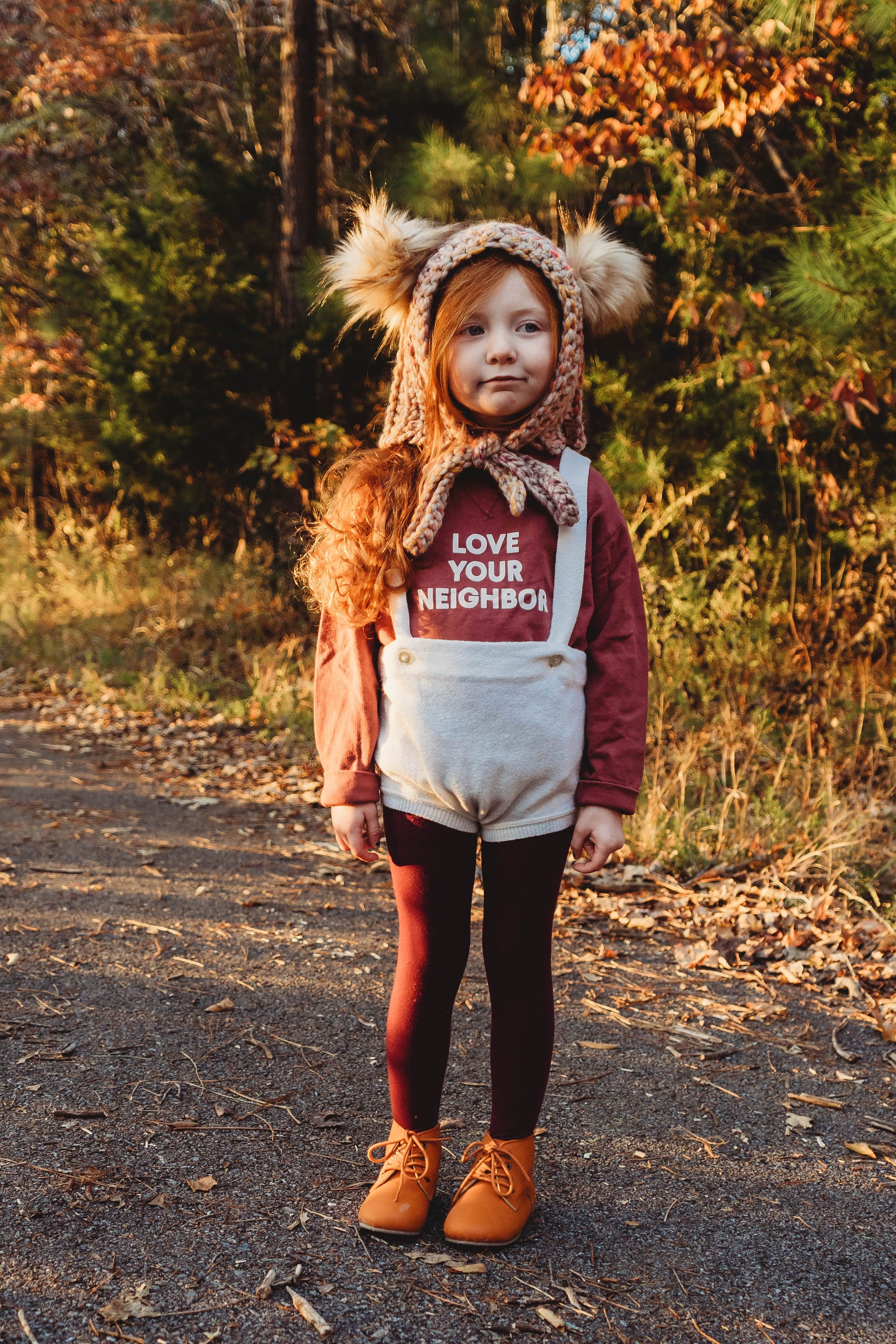 Love Your Neighbor Kids Sweatshirt | GOTS Certified Organic Cotton