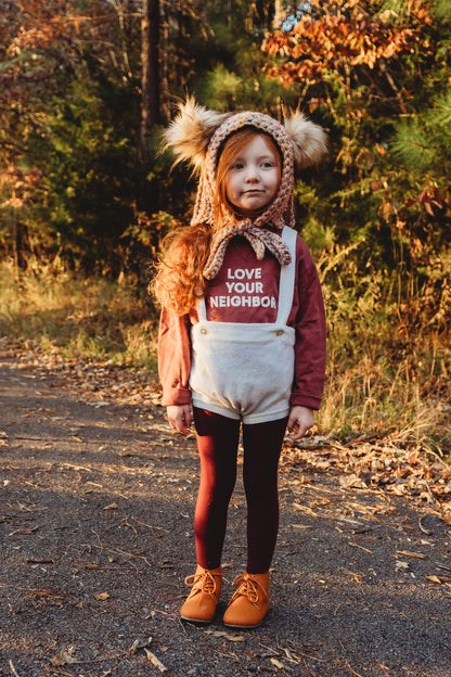 Love Your Neighbor Kids Sweatshirt | GOTS Certified Organic Cotton