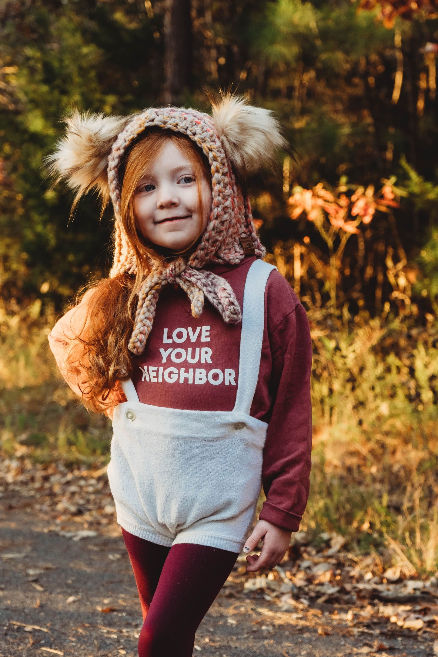 Love Your Neighbor Kids Sweatshirt | GOTS Certified Organic Cotton