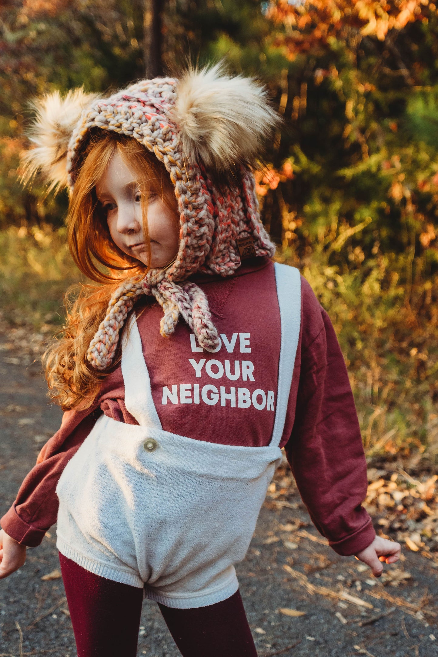 Love Your Neighbor Kids Sweatshirt | GOTS Certified Organic Cotton