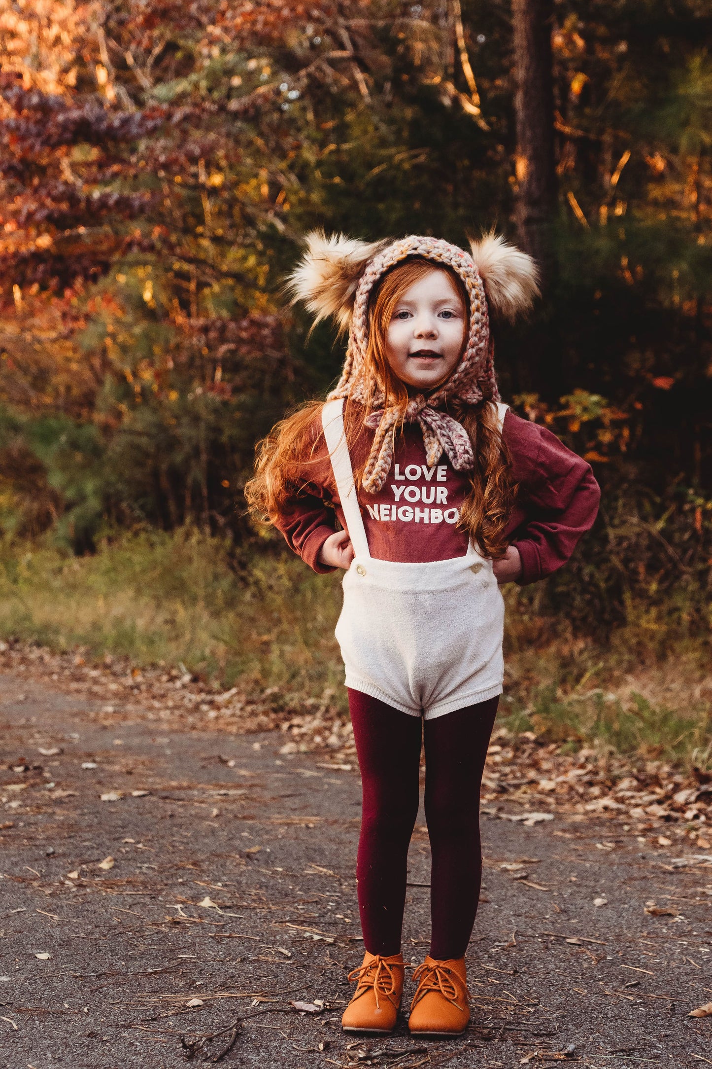 Love Your Neighbor Kids Sweatshirt | GOTS Certified Organic Cotton
