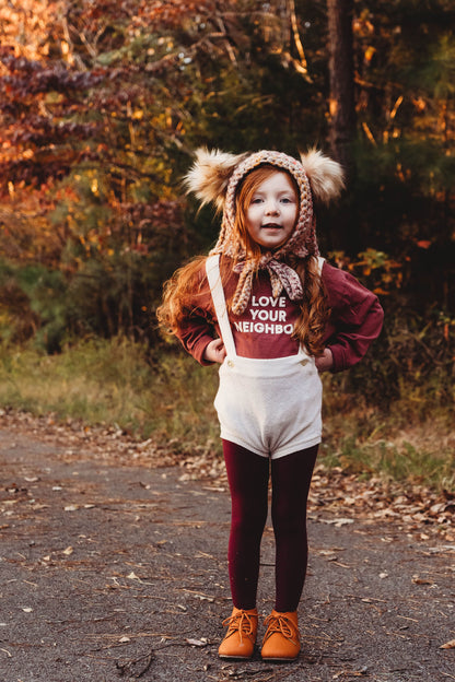 Love Your Neighbor Kids Sweatshirt | GOTS Certified Organic Cotton