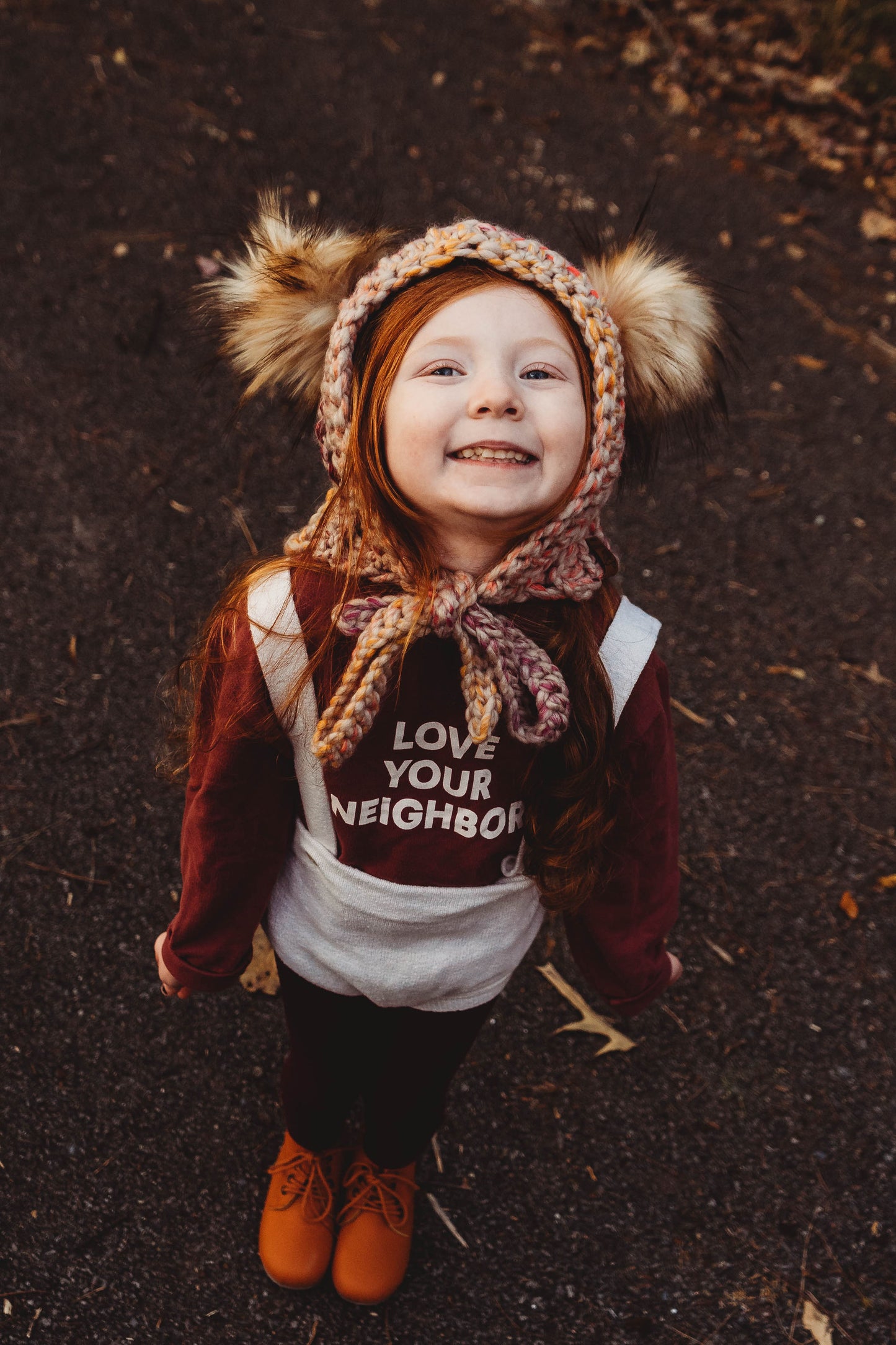Love Your Neighbor Kids Sweatshirt | GOTS Certified Organic Cotton