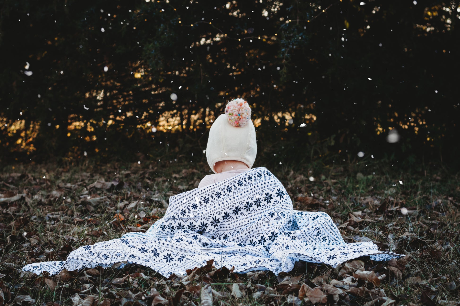 Nordic Winter Organic Swaddle | GOTS Certified Organic Cotton Muslin