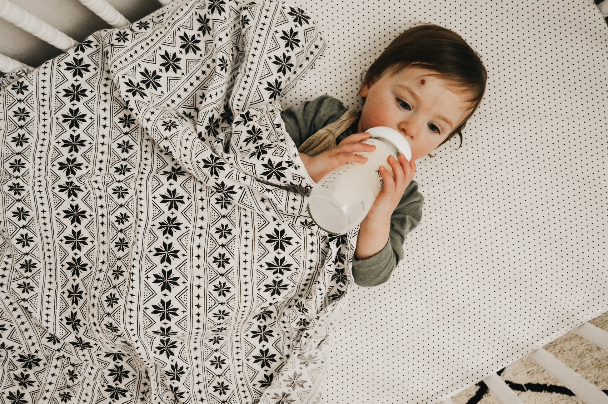 Nordic Winter Organic Swaddle | GOTS Certified Organic Cotton Muslin