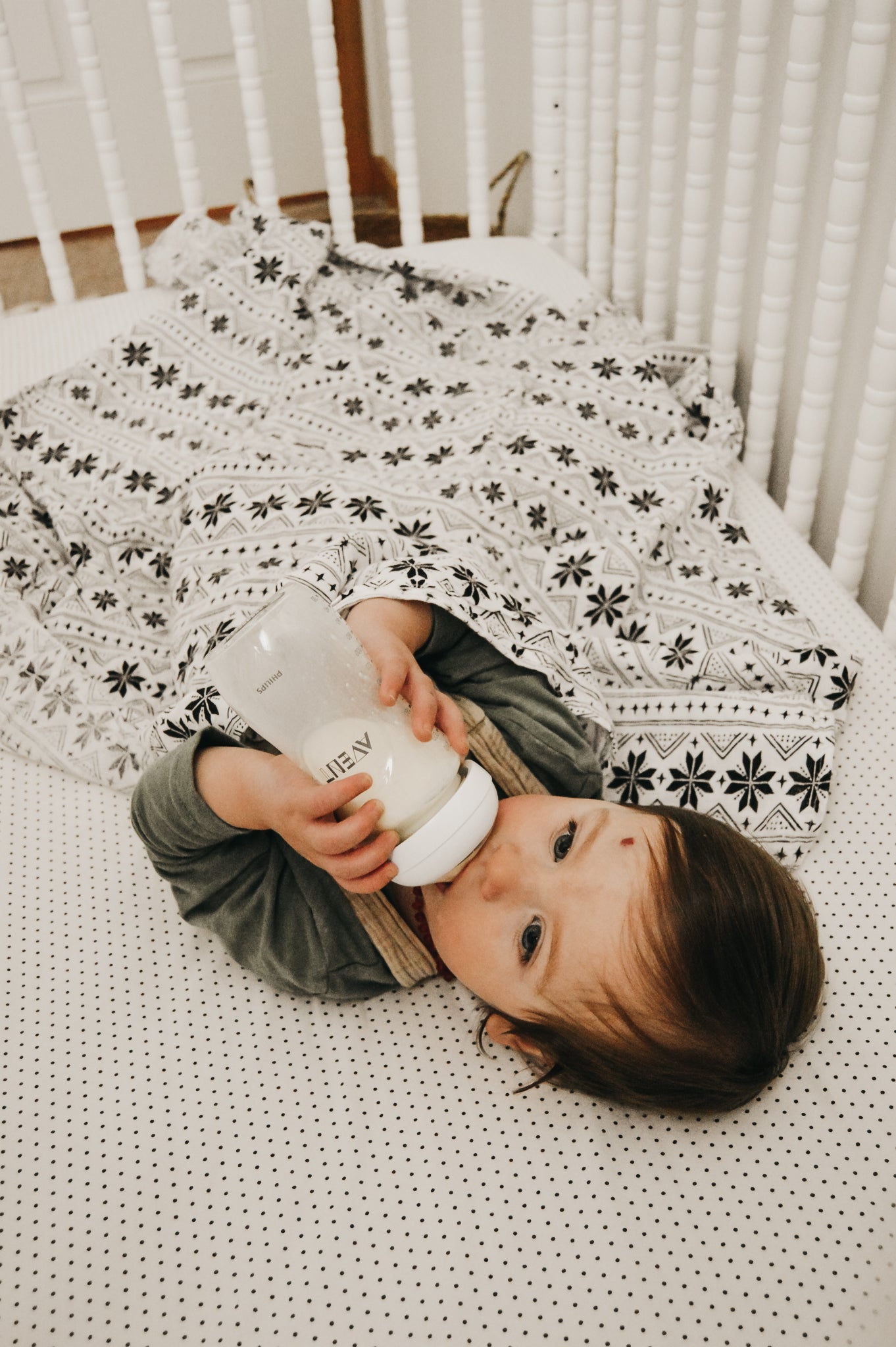 Nordic Winter Organic Swaddle | GOTS Certified Organic Cotton Muslin