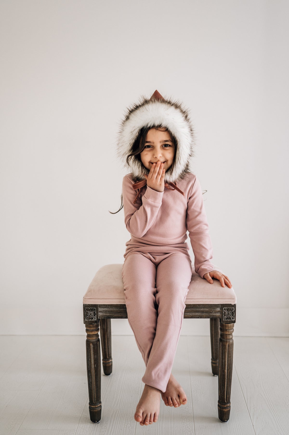 Organic Baby + Kids Pajama Set | Mauve